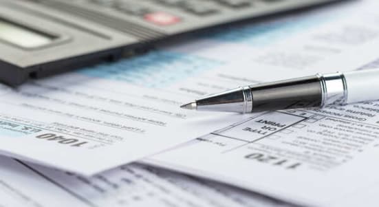 pen tax documents calculator